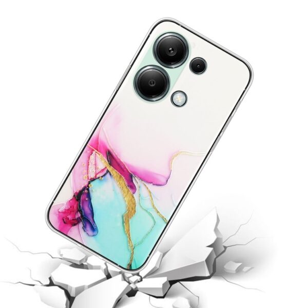 Forcell Xiaomi Redmi Note 13 Pro 4G/ Xiaomi Poco M6 Pro 4G Marble Pattern Θήκη Σιλικόνης - Green