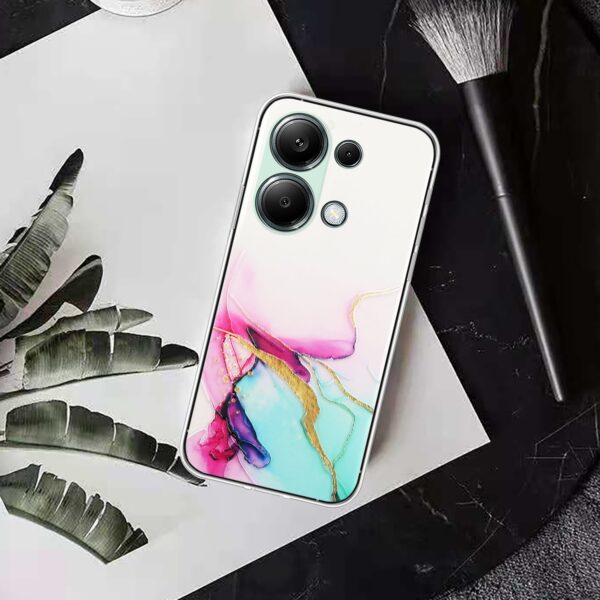 Forcell Xiaomi Redmi Note 13 Pro 4G/ Xiaomi Poco M6 Pro 4G Marble Pattern Θήκη Σιλικόνης - Green