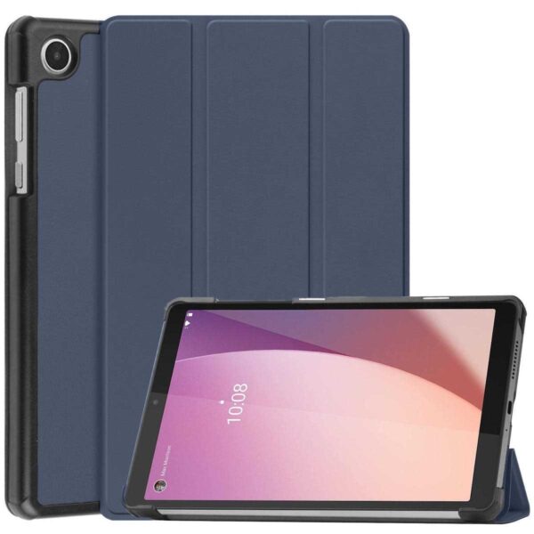Θήκη Lenovo Tab M8 Gen 4 8" Μπλε Custer Pure Color 3-Fold Holder Tablet Case Blue