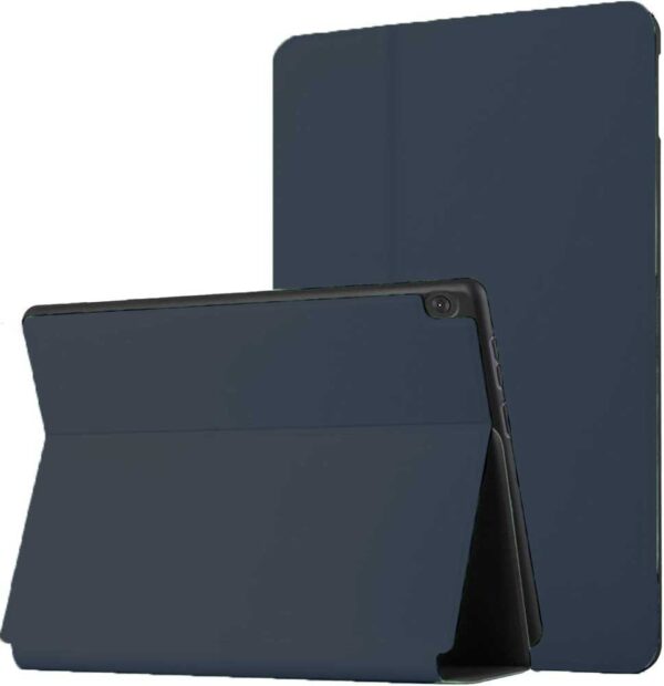 Θήκη Lenovo Tab M10 10.1 X605F / X505 Μπλε Dual-Folding Horizontal Flip Tablet Case with Holder Blue
