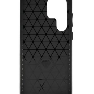 Forcell Samsung Galaxy S23 Ultra 5G Thunderbolt Shockproof Θήκη Σιλικόνης - Black