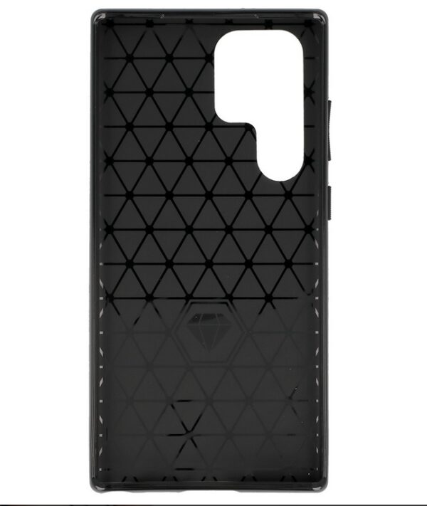 Forcell Samsung Galaxy S23 Ultra 5G Thunderbolt Shockproof Θήκη Σιλικόνης - Black