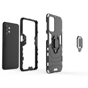 Forcell Samsung Galaxy A13 5G / A04s Shockproof Holder Σκληρή Θήκη Σκληρή - Black