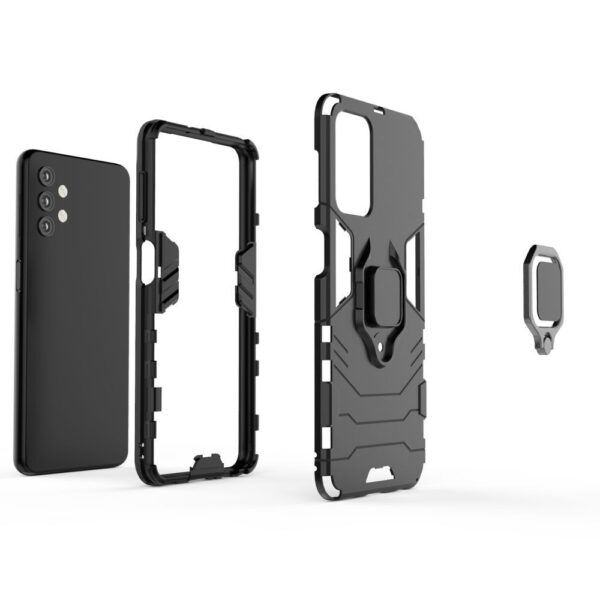 Forcell Samsung Galaxy A13 5G / A04s Shockproof Holder Σκληρή Θήκη Σκληρή - Black