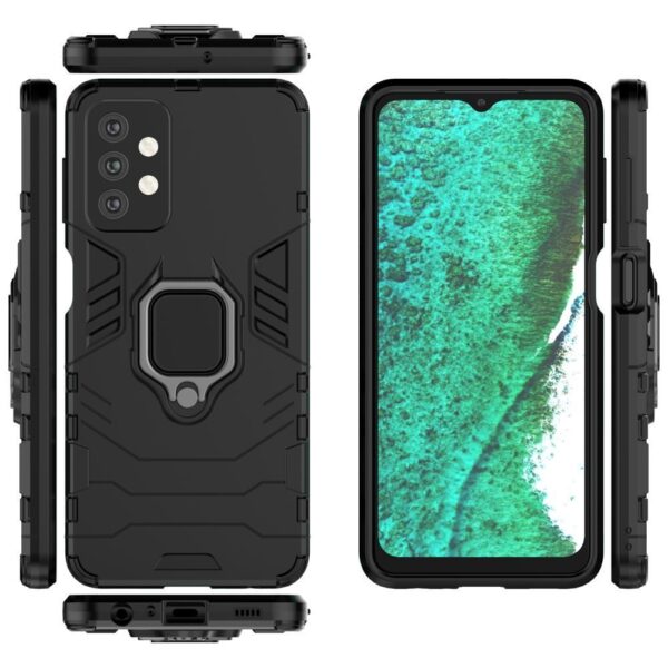 Forcell Samsung Galaxy A13 5G / A04s Shockproof Holder Σκληρή Θήκη Σκληρή - Black