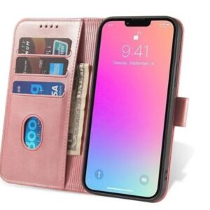 Tel1 Samsung Galaxy S23 5G Magnet Θήκη Βιβλίο - Pink