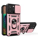 Forcell iPhone 15 Pro Hybrid Armor Θήκη Σκληρή - Pink
