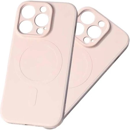 Forcell iPhone 15 Pro Max MagSafe Θήκη Σιλικόνης - Pink