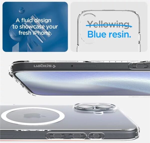 Spigen iPhone 16 MagSafe Liquid Crystal Θήκη - Διάφανη ACS08390