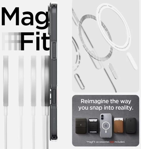 Spigen iPhone 16 MagSafe Liquid Crystal Θήκη - Διάφανη ACS08390