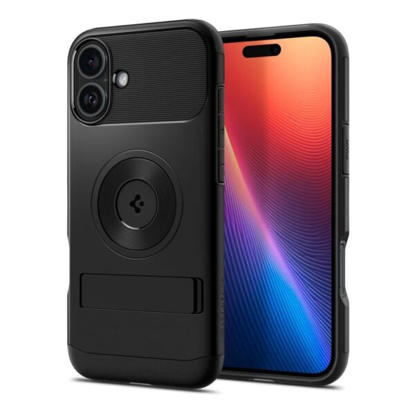 Spigen iPhone 16 Slim Armor Θήκη Σκληρή - Black ACS08227