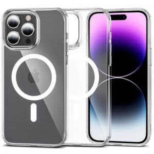Tech Protect iPhone 15 Pro MagSafe Flexair Hybrid Θήκη Σιλικόνης - Διάφανη