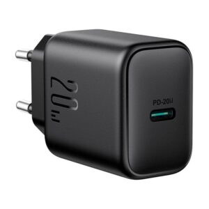 Joyroom Φορτιστής Χωρίς Καλώδιο με Θύρα USB-C 20W Power Delivery Μαύρος (JR-TCF20)