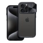 Forcell iPhone 11 Pro Θήκη Με Πλαίσιο Σιλικόνης Διάφανη - Black