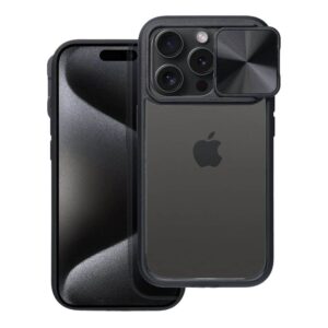 Forcell iPhone 11 Pro Θήκη Με Πλαίσιο Σιλικόνης Διάφανη - Black