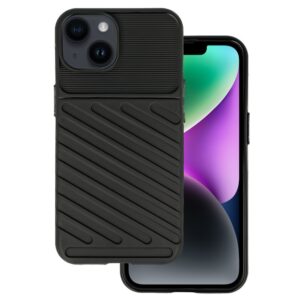 Forcell iPhone 15 Shockproof Θήκη Σιλικόνης - Black