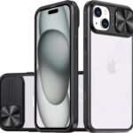 Forcell iPhone 13 Pro Θήκη Με Πλαίσιο Σιλικόνης Διάφανη - Black