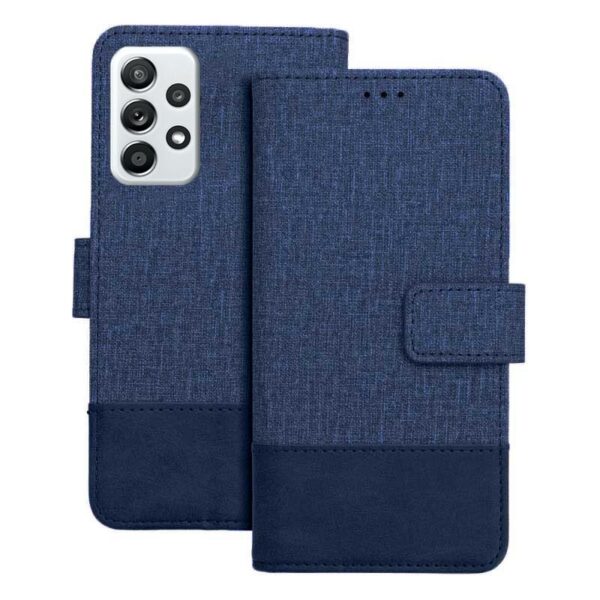 Tel1 Samsung Galaxy A52 4G / A52 5G / A52s Gomma Θήκη Βιβλίο - Blue