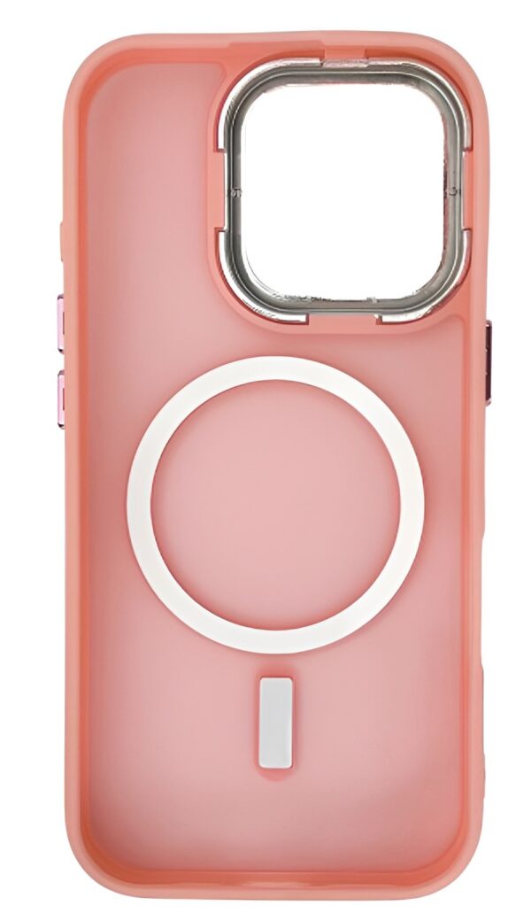 Forcell iPhone 16 Pro MagSafe Magnetic Θήκη Σιλικόνης - Pink