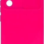 Forcell Samsung Galaxy S21 FE 5G Camshield Θήκη Σιλικόνης - Fuchsia