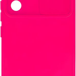 Forcell Samsung Galaxy S21 FE 5G Camshield Θήκη Σιλικόνης - Fuchsia