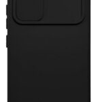 Forcell Samsung Galaxy S24 Plus 5G Slide Θήκη Σιλικόνης - Black