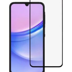 Samsung Galaxy A15 4G/ A15 5G/ M15 Προστατευτικό Τζαμάκι με Μαύρο περίγραμμα 5D Full Glue Tempered Glass Black