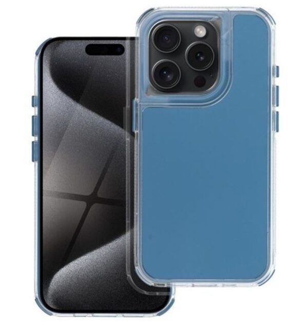 Forcell iPhone 16 Pro Matrix Θήκη Σιλικόνης - Blue