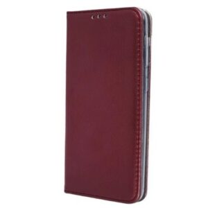 Tel1 iPhone 16 Pro Max Smart Magnetic Θήκη Βιβλίο - Wine Red