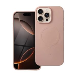 Forcell iPhone 16 Pro Max MagSafe Θήκη Σιλικόνης - Pink