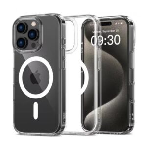 Tech Protect iPhone 16 Pro Max Magsafe Flexair Θήκη Σιλικόνης - Διάφανη