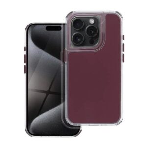 Forcell iPhone 16 Plus Matrix Θήκη Σιλικόνης - Bordeaux