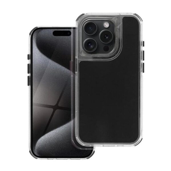 Forcell iPhone 16 Plus Matrix Θήκη Σιλικόνης - Black