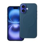 Forcell iPhone 16 Plus MagSafe Big Hole Θήκη Σιλικόνης - Blue