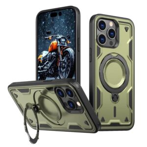 Forcell iPhone 16 Pro Hybrid Armor Θήκη Σκληρή - Green