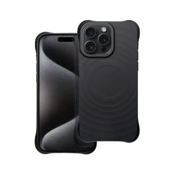 Forcell iPhone 16 Pro MagSafe Zephyr Θήκη Σιλικόνης - Black