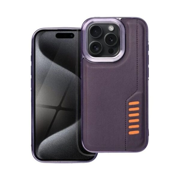 Forcell iPhone 16 Pro Milano Θήκη Σιλικόνης - Purple