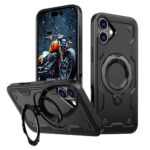 Forcell iPhone 16 Hybrid Armor Σκληρή Θήκη - Black