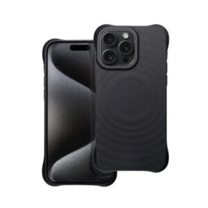Forcell iPhone 15 Pro Max MagSafe Zephyr Θήκη Σιλικόνης - Black