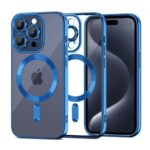 Tech Protect iPhone 15 Pro MagSafe Θήκη Με Πλαίσιο Σιλικόνης Διάφανη - Navy