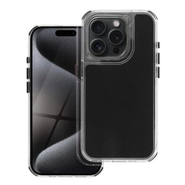 Forcell iPhone 15 Matrix Θήκη Σιλικόνης - Black