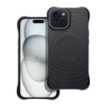 Forcell iPhone 15 MagSafe Zephyr Θήκη Σιλικόνης - Black