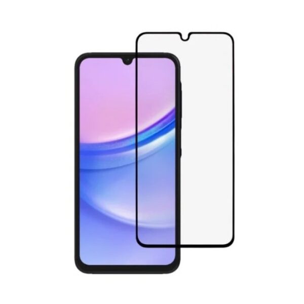 Samsung Galaxy A15 5G / A15 4G Προστασία Οθόνης με Μαύρο Περίγραμμα 6D Pro Veason Full Face Tempered Glass Black