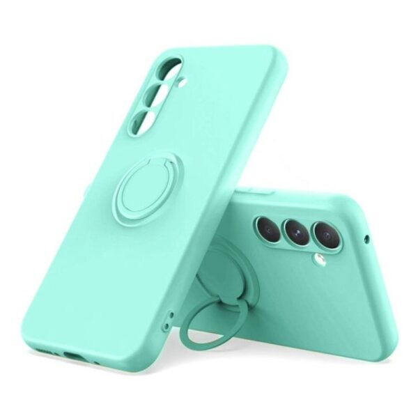 Forcell Samsung Galaxy A15 5G / A15 4G Finger Grip Θήκη Σιλικόνης - Mint