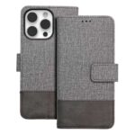 Tel1 iPhone 16 Pro Max Gomma Θήκη Βιβλίο - Grey