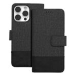 Tel1 iPhone 16 Pro Gomma Θήκη Βιβλίο - Black