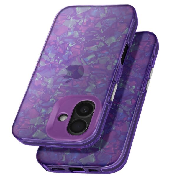 Forcell iPhone 16 Tutti Frutti Θήκη Σιλικόνης - Purple