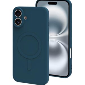 Forcell iPhone 16 MagSafe Θήκη Σιλικόνης - Blue