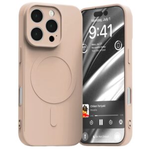 Forcell iPhone 16 Pro MagSafe Θήκη Σιλικόνης - Pink