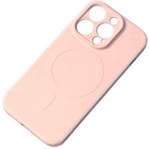 Forcell iPhone 16 Pro Max MagSafe Θήκη Σιλικόνης - Pink